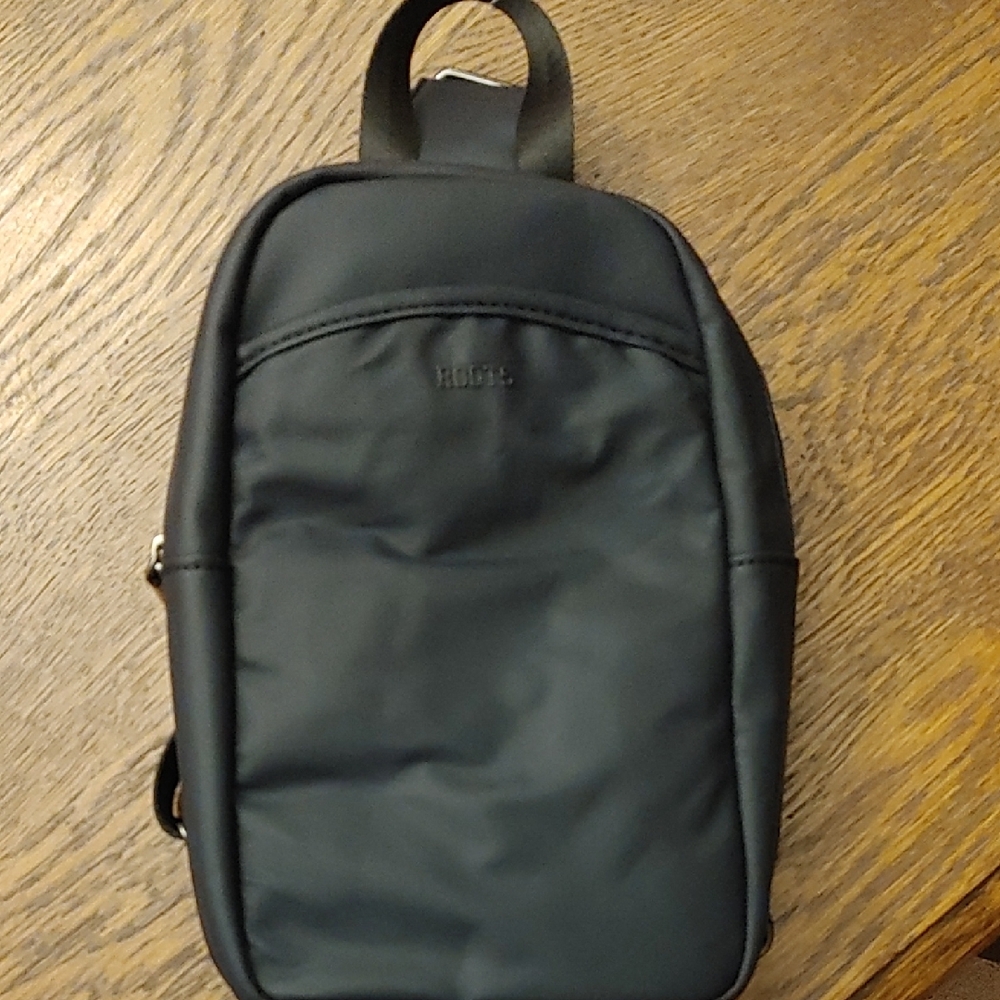 ROOTS Cross body 'Derek' Navy blue Adjustable Bag